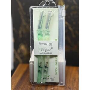 The Crème Shop Natural Eyebrow & Hair Razors Set of 2 | Facial Dermaplaning Tool
